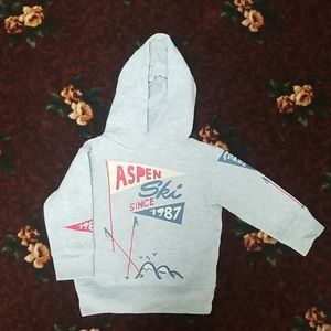 Cotton on gray kids ski sweatshirt size 18 months